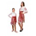 Traditional Woven Plakhta+Underskirt+Krayka  Mother and Daughter set 1